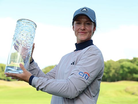 Linn Grant shot the best round of the day with seven-under-par 65