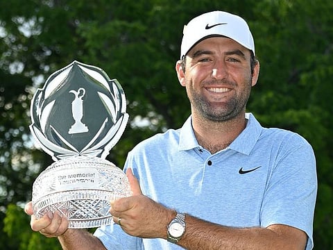 Scottie Scheffler secured a one stroke win at The Memorial