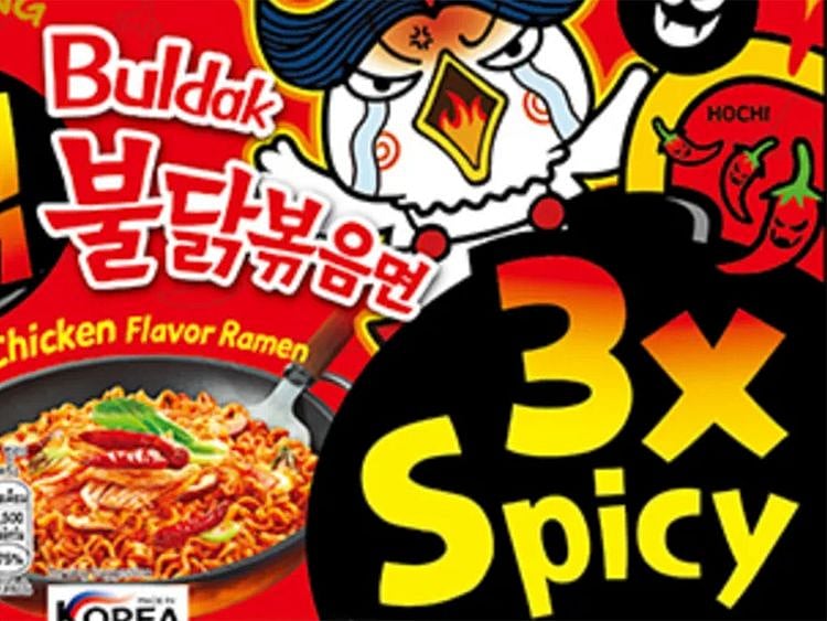 Three Samyang Foods noodle products were assessed to have dangerous levels of capsaicin, the active component of chilli peppers, the Danish Veterinary and Food Administration said in a statement on Tuesday.