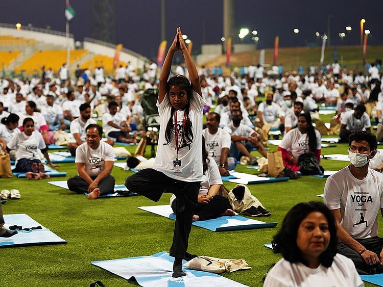 Mass free yoga events are also popular in the UAE