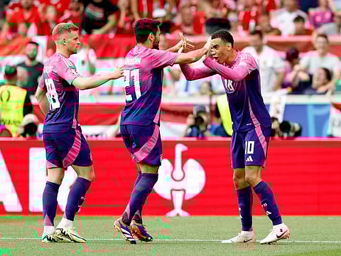 Musiala scored his second goal of the tournament for Germany