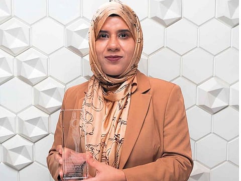 Alia Noor with her Excellence in Corporate – Best Corporate Tax Advisor award