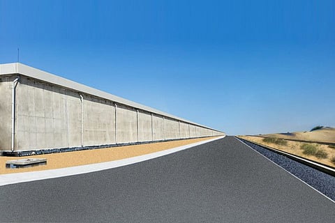 DEWA's Enkhali water reservoir has a storage capacity of 120 million imperial gallons (MIG)