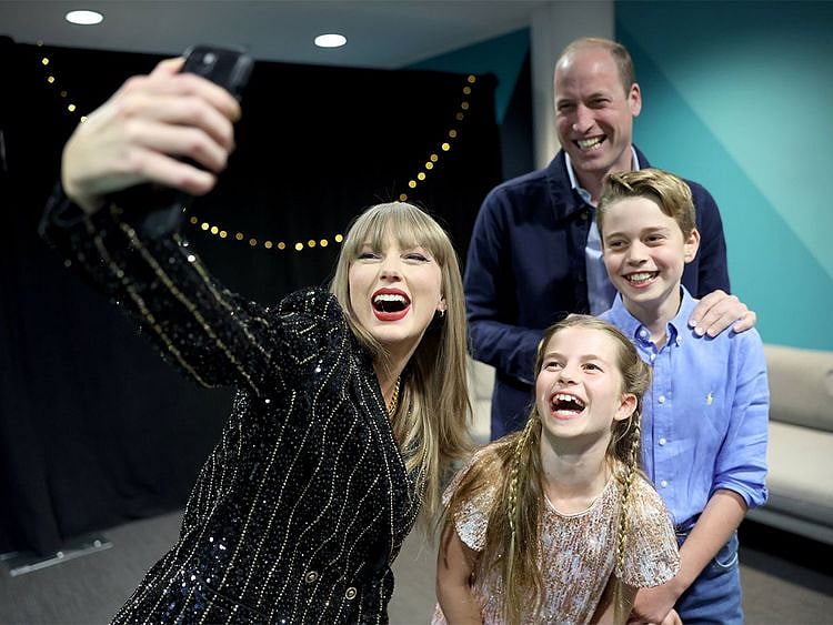 taylor swift with prince william