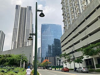 Manila became one of the most destroyed capital cities of World War II, and was the most devastated in the Pacific theatre. The Battle of Manila in 1945 raged for a month, as Allied troops liberated the city from the Japanese, who had occupied it since their invasion of the Philippines in 1941/42. A street view of the Bonifacio Global City (BGC), a former military camp in Manila, today.
