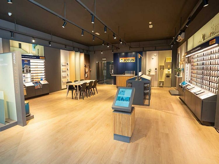 Jotun Paints Sharjah shop.