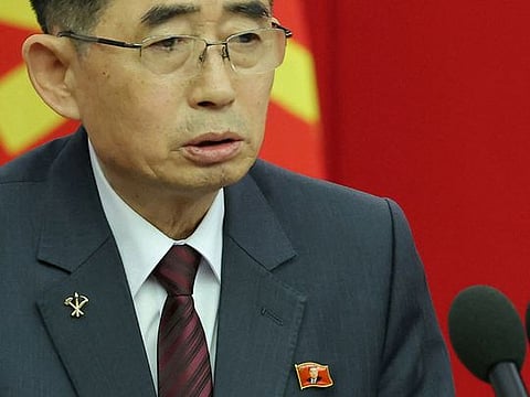 A North Korean official is seen wearing a pin featuring the portrait of North Korean leader Kim Jong-un during a key meeting of the country's ruling party in Pyongyang, North Korea, June 28, 2024 in this photo released by the North's official Korean Central News Agency.    KCNA via REUTERS    ATTENTION EDITORS - THIS IMAGE WAS PROVIDED BY A THIRD PARTY. REUTERS IS UNABLE TO INDEPENDENTLY VERIFY THIS IMAGE. NO THIRD PARTY SALES. SOUTH KOREA OUT. NO COMMERCIAL OR EDITORIAL SALES IN SOUTH KOREA.