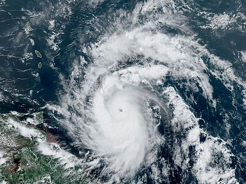 Hurricane Beryl strengthened into an "extremely dangerous" Category 4 storm Sunday as it threatened the southeast Caribbean with potentially life-threatening winds and storm surge.