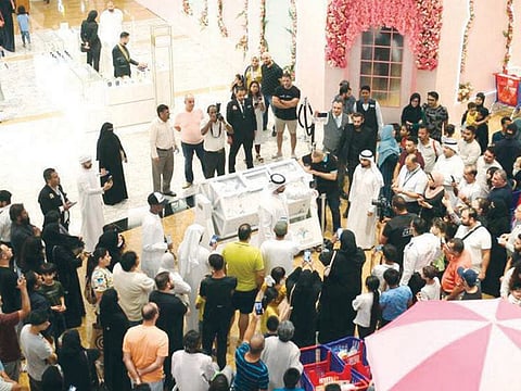 During a raffle in a previous edition of the event 