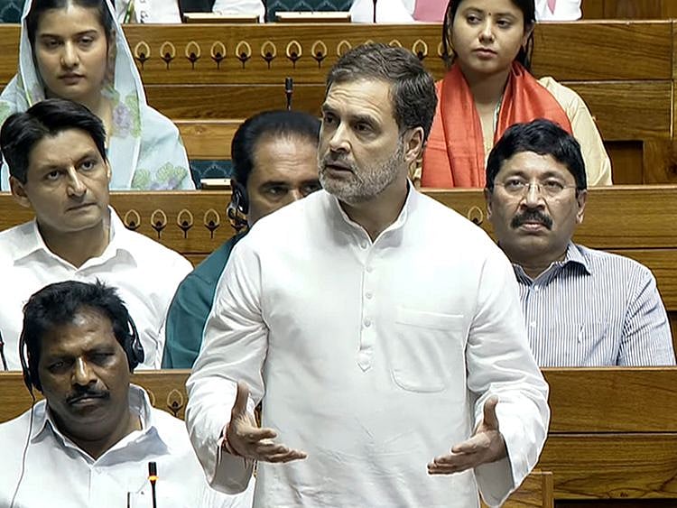 Rahul Gandhi speech as LoP India 