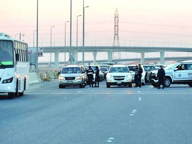 Kuwaiti security agencies during an inspection targeting illegal foreign residents. 