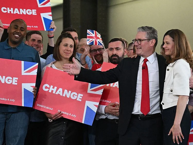Britain's Labour Party leader Keir Starmer victoria