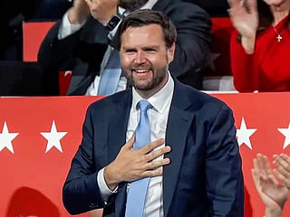 JD Vance during the Republican National Convention in Milwaukee 