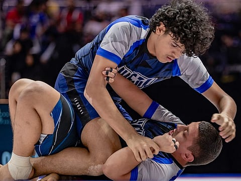 Some of the young athletes showcased their immense talents during the second round of the Khaled Bin Mohamed Bin Zayed Jiu-Jitsu Championship in Dubai on Sunday.