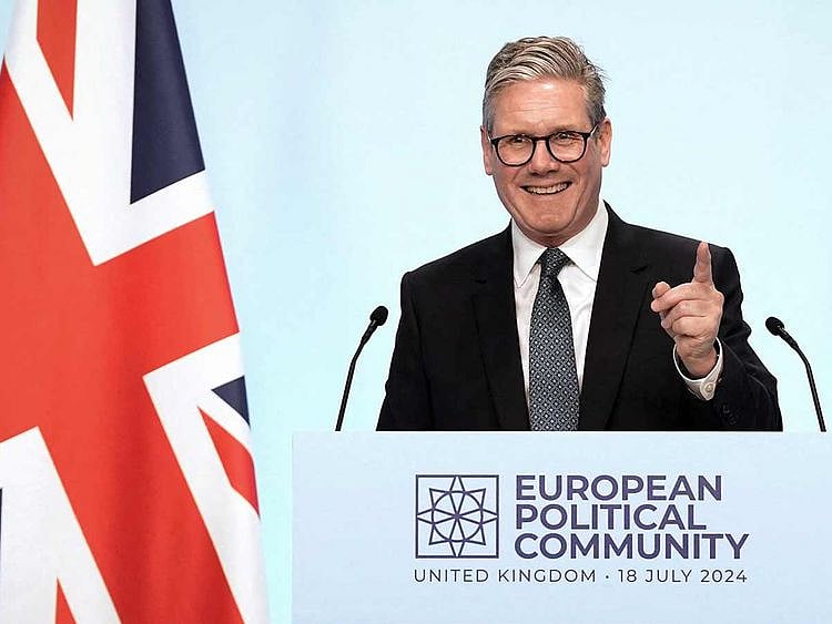 Britain's Prime Minister Keir Starmer 
