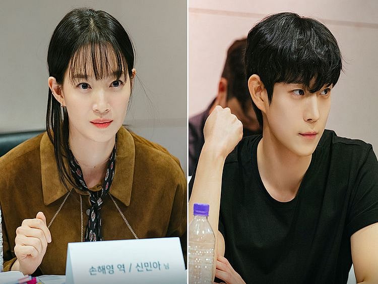 Shin Min Ah, Kim Young Dae at script reading session for 'No Gain No Love'