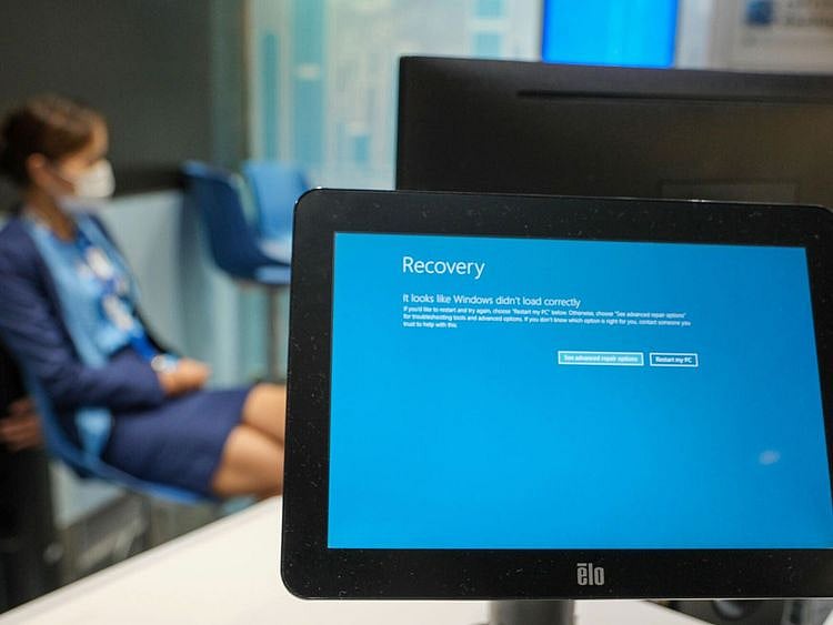 Blue screen