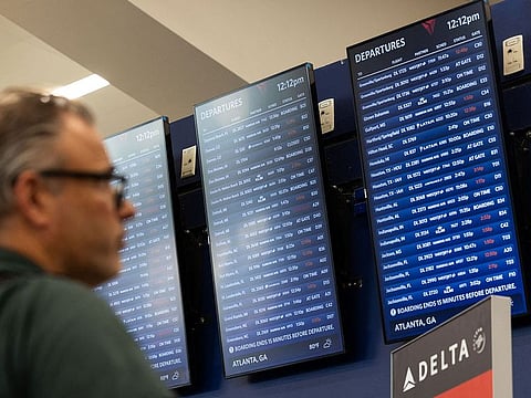Delta Airlines cancelled over 700 flights on Monday due to the Crowdstrike software update.