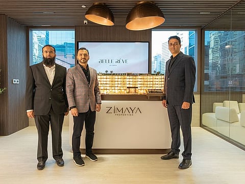 Top officials at the launch ceremony of Belle Reve by Zimaya Properties 