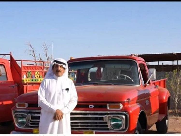 Meflah showed a pickup truck that he said had got from a Saudi more than 25 years ago.