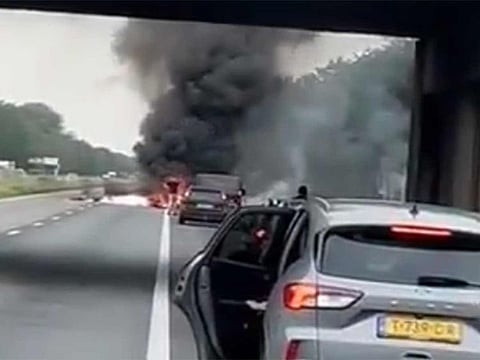 "A plane crashed on the A58 from Breda in the direction of Roosendaal," the Middle-West Brabant Safety Region said on its website.