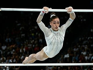 Algerian teen Nemour makes history with uneven bars Olympic gold