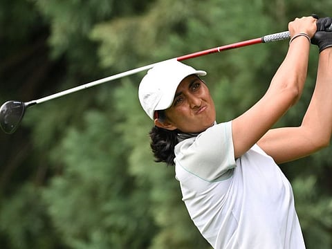 India's Aditi Ashok only arrived in Paris late on Monday evening after playing an LPGA Tour event in Portland.