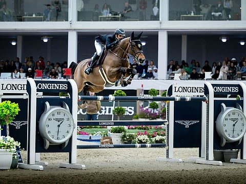 UAE's Omar Abdul Aziz Al Marzouqi completed his round in the individual finals of the Paris Olympics on Tuesday.