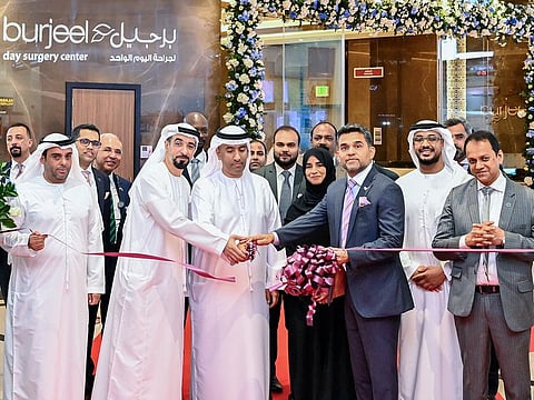 Nasser Mohammed Al Mansouri, Undersecretary, Ruler’s Representative Court in Al Dhafra inaugurate Burjeel Day Surgery Center