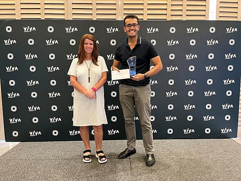 Afzaal Ahmad finished top op the pile at Jumeirah Golf Estates