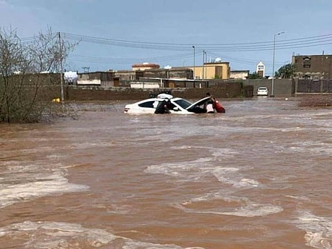 Torrential rains, which lashed Jazan last week, wreaked havoc and resulted in deaths. 