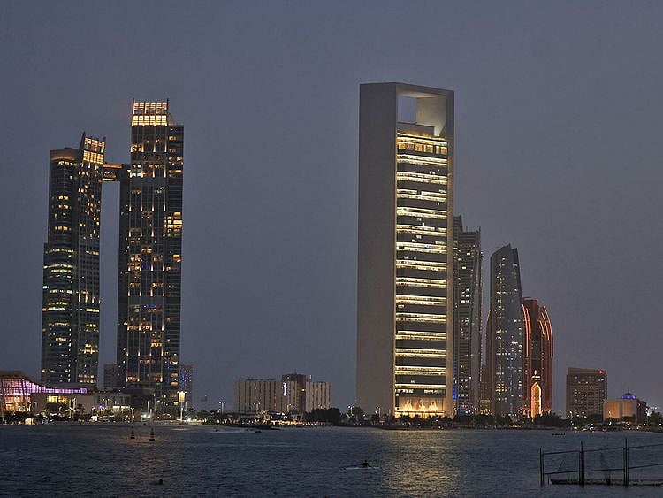 STOCK Abu Dhabi skyline 