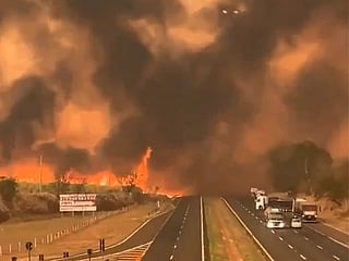 The Sao Paulo state government set up a crisis cabinet to coordinate work on battling the flames.