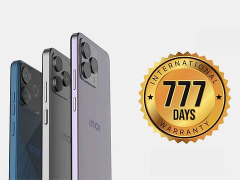 The 777-day International Warranty offers comprehensive coverage, ensuring that INOI customers receive the best possible support and service. 