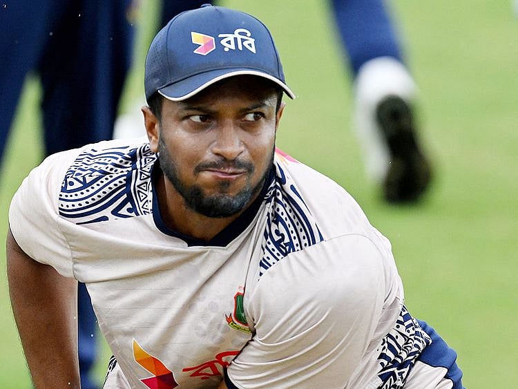 Bangladesh's Shakib Al Hasan 