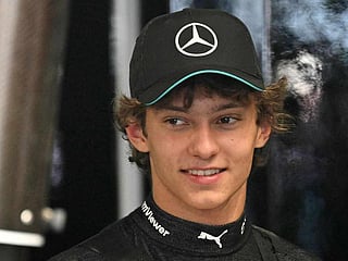 Mercedes' Italian driver Andrea Kimi Antonelli 
