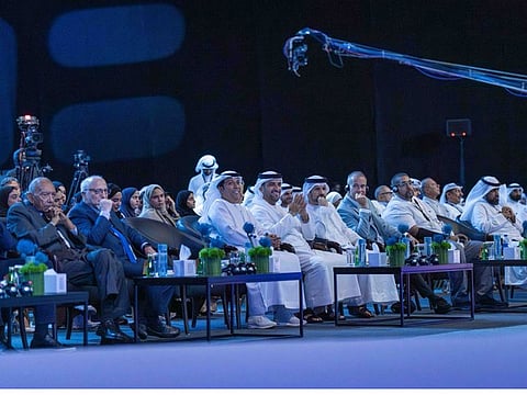 Sheikh Sultan bin Ahmed Al Qasimi, Deputy Ruler of Sharjah and Chairman of the Sharjah Media Council (SMC), attended the inaugural discussions of the second and concluding day of the IGCF. 