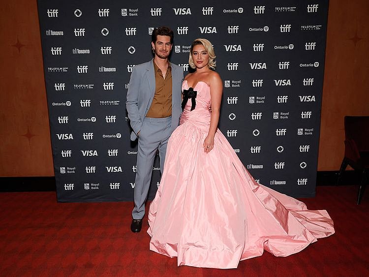 Andrew Garfield and Florence Pugh at TIFF 