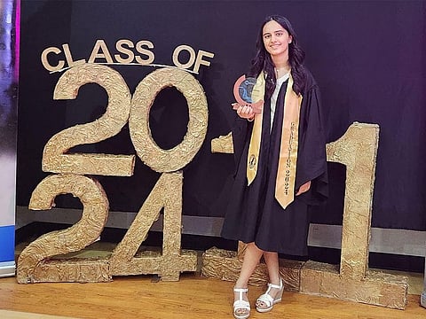 Rida Balchandani, a student at Dubai Scholars Private School, covered the syllabus of the International General Certificate of Secondary Education (IGCSE) and cleared the Year 11 exams in just one year, instead of three years.