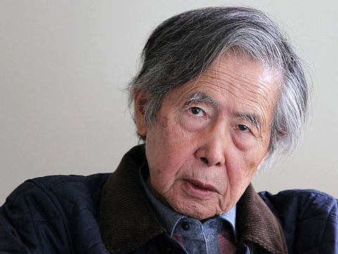 Former Peruvian President Alberto Fujimori. 