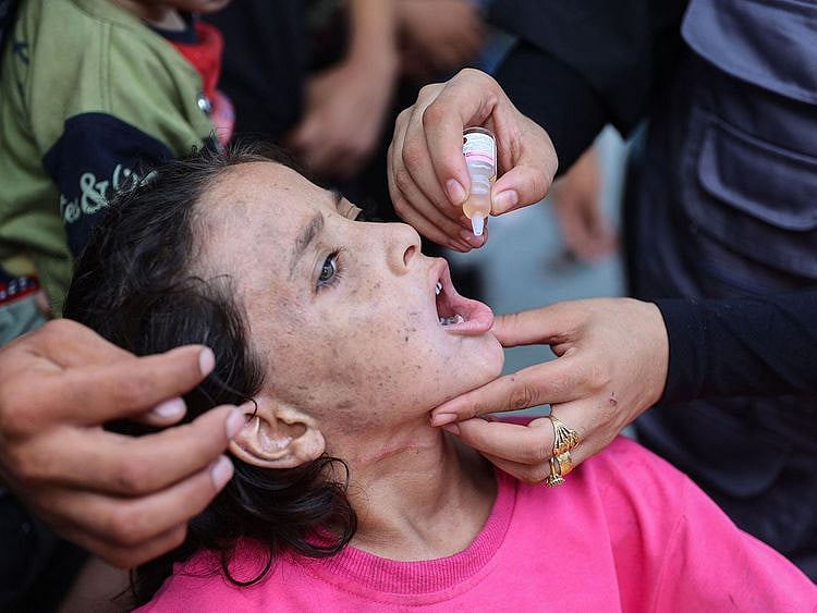polio gaza