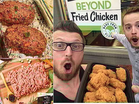 Precision fermentation allows for the production of specific animal proteins (e.g., myoglobin, casein, and whey) without using animals. This results in plant-based meat products that closely mimic the texture, taste, and mouthfeel of traditional animal meat. A number of companies use precision fermentation to enhance the flavour and juiciness of their plant-based meats.