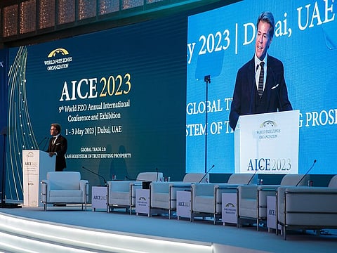 Martin G Pedersen, Chairman, IFZA, addresses the audience at WFZC 2023