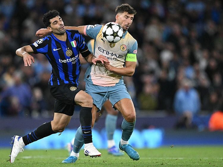 Manchester City v Inter Milan was a repeat of the 2023 final