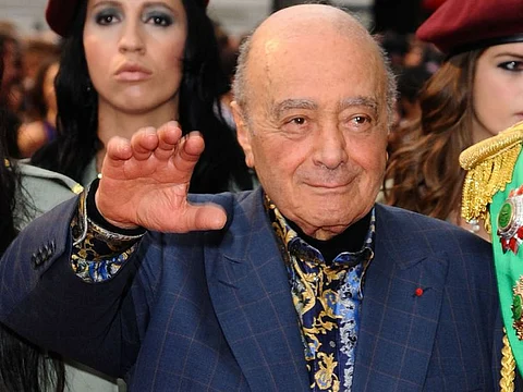 Mohamed Al Fayed at the Royal Festival Hall, South Bank, London.