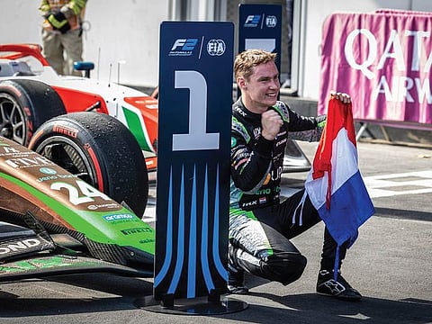 AIX Racing celebrates a thrilling victory in the Baku Sprint Race with Joshua Duerksen taking the checkered flag