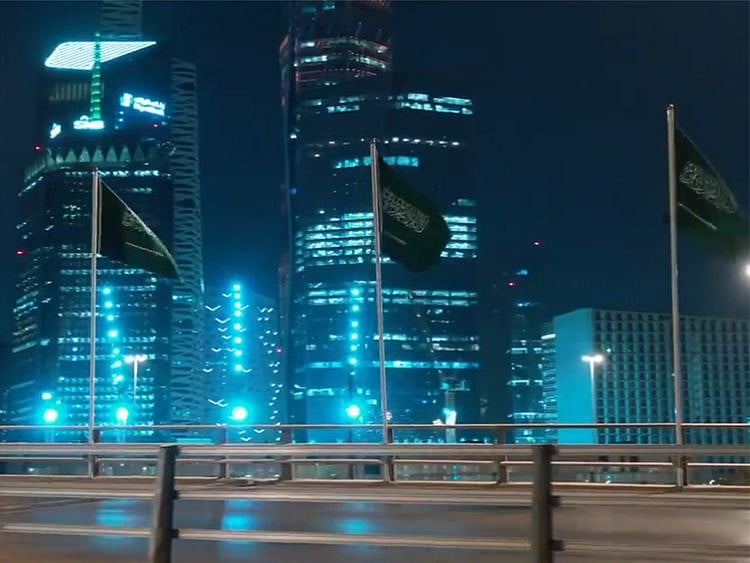 Vibrant flag display in Riyadh to celebrate Saudi Arabia’s 94th National Day