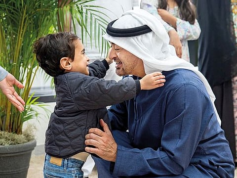 Photos: UAE President visits National Children’s Hospital in Washington