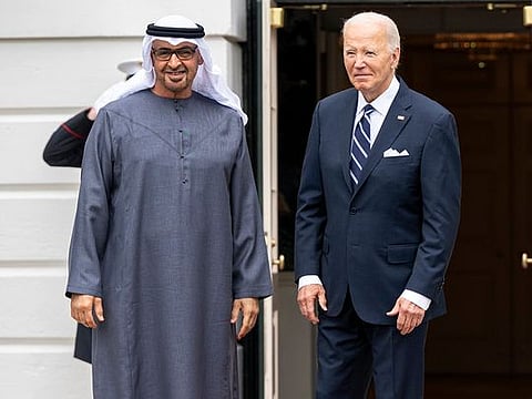 Watch: UAE President meets Biden in Washington