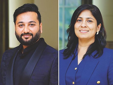 Nirav Shah (left), Founder and MD at Creative Lab Interiors & Contracting LLC, and Chashmi Soni, Co-founder and Design Director at Creative Lab Interiors.